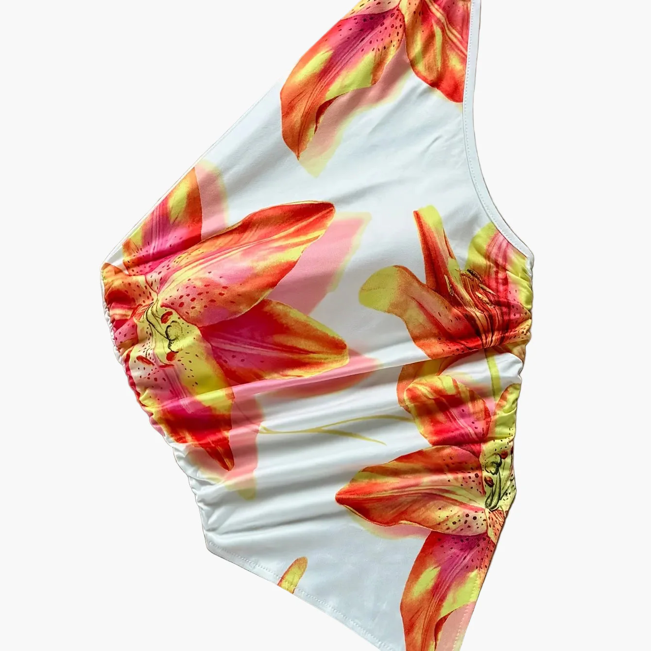 Body une épaule motif floral style élégant pour femme – Idéal printemps/été - Image 13