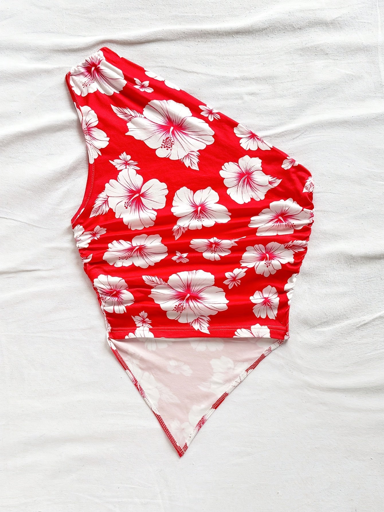 Body une épaule motif floral style élégant pour femme – Idéal printemps/été - Image 7
