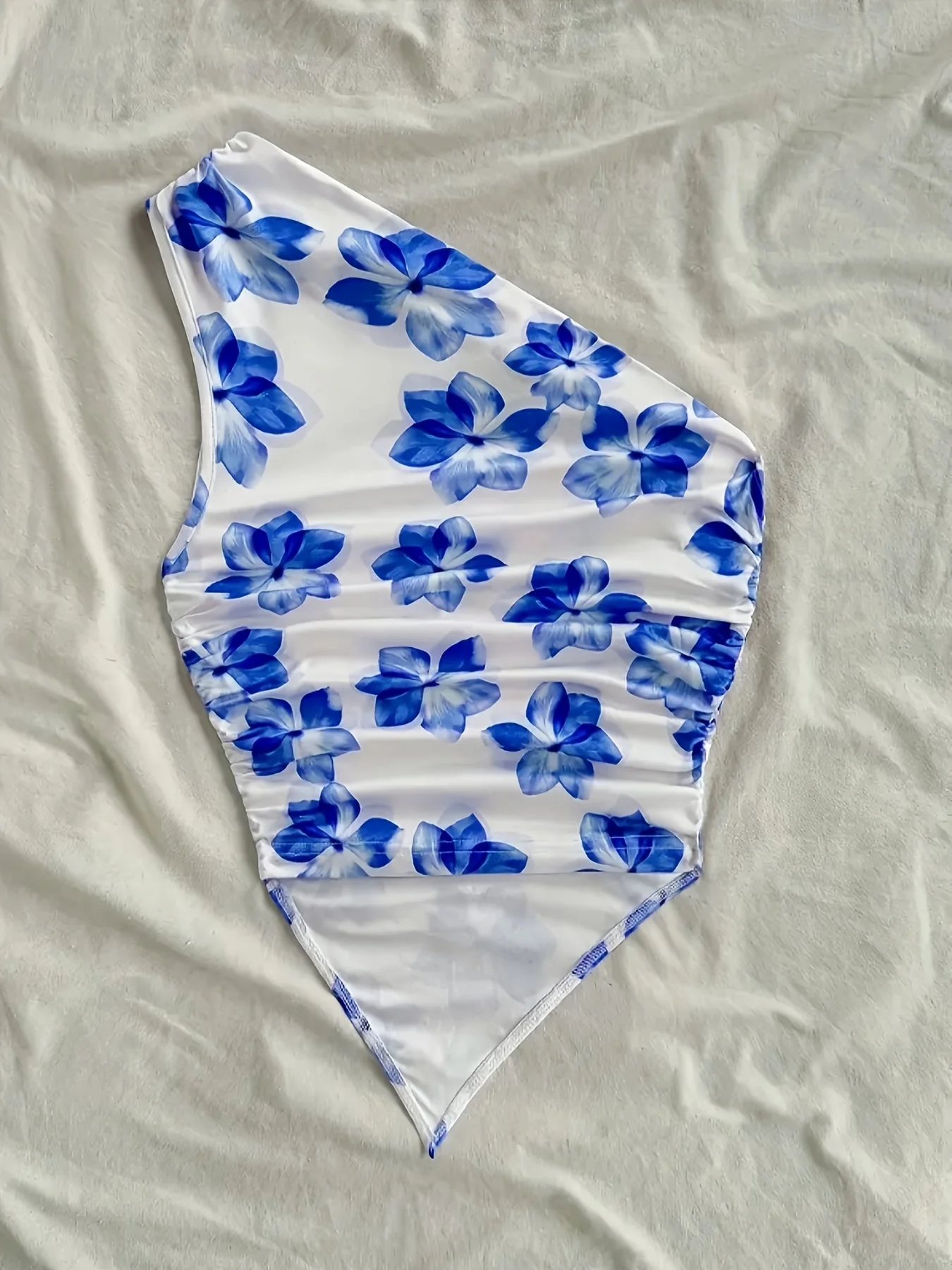 Body une épaule motif floral style élégant pour femme – Idéal printemps/été - Image 9