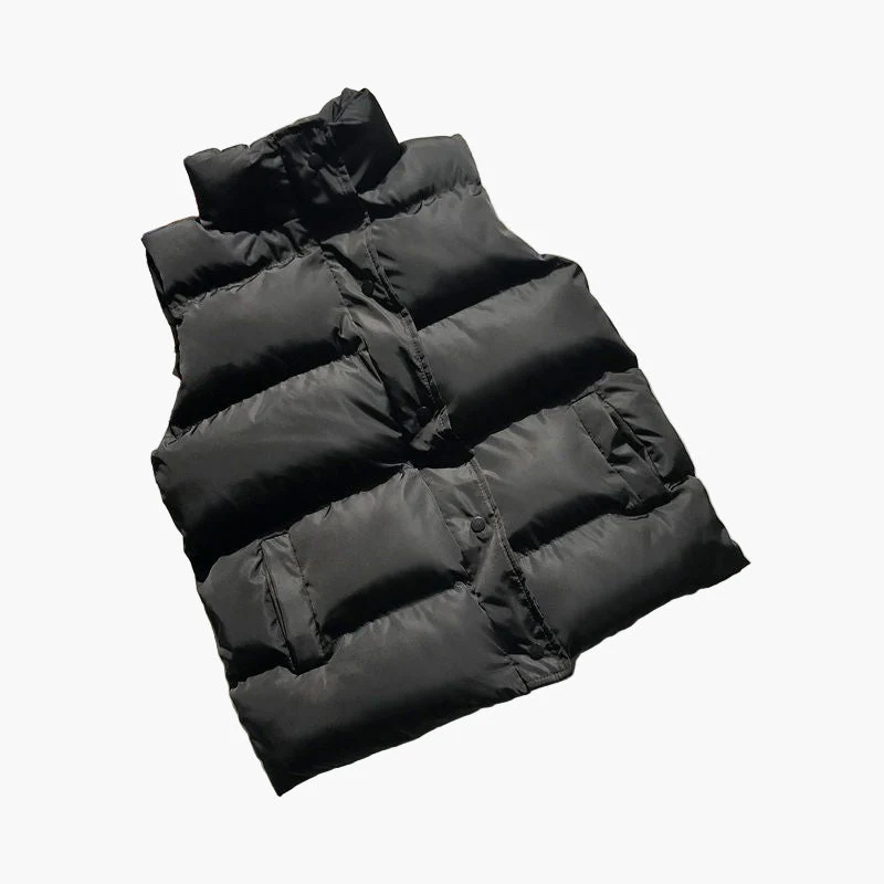 Bodywarmer matelassé femme style décontracté pour l'extérieur et la mi-saison - Image 3