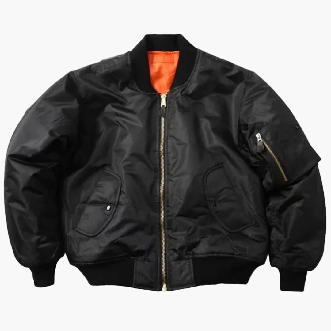 Bomber Unisexe Style Aviateur Urbain pour Hommes et Femmes, Idéal pour Tous les Jours et les Sorties Décontractées - Image 4