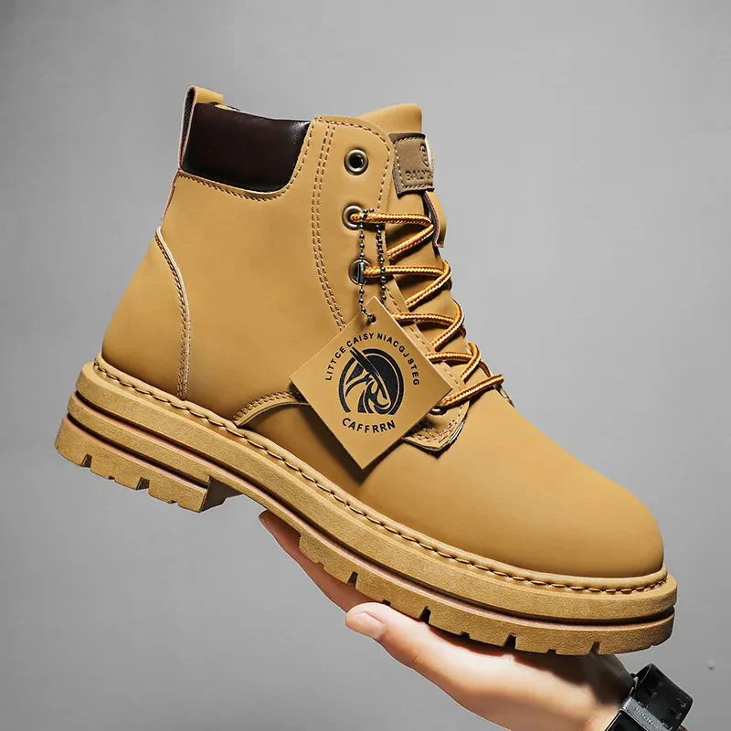Bottes de randonnée robustes homme style urbain et aventure - Image 11