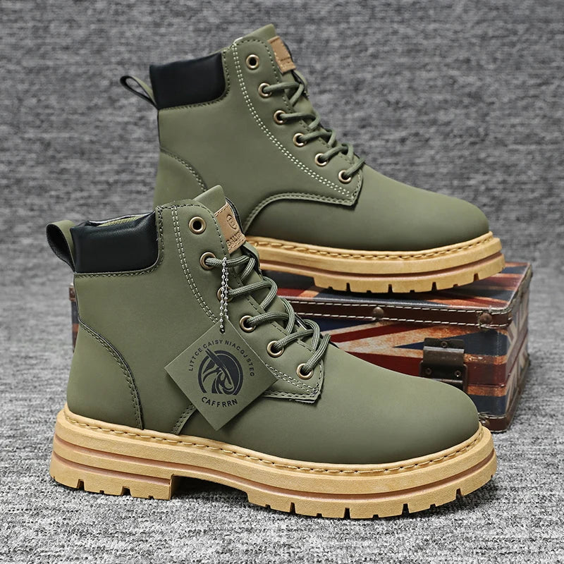 Bottes de randonnée robustes homme style urbain et aventure - Image 12