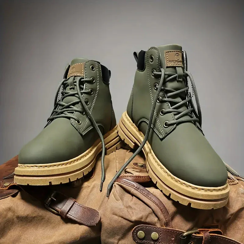 Bottes de randonnée robustes homme style urbain et aventure - Image 17