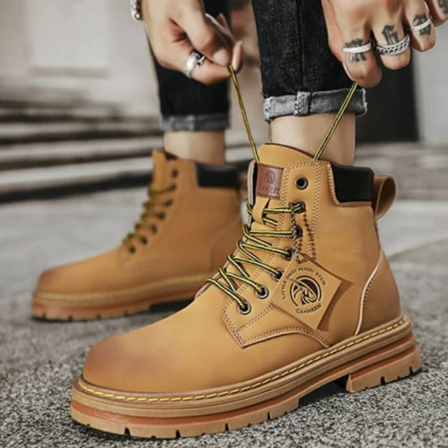 Bottes de randonnée robustes homme style urbain et aventure - Image 19