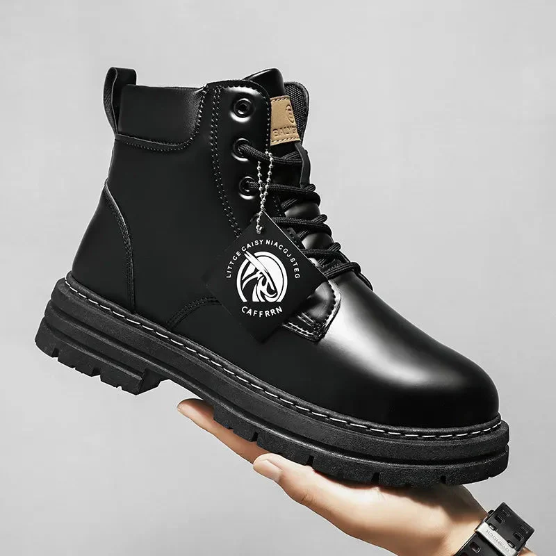 Bottes de randonnée robustes homme style urbain et aventure - Image 2