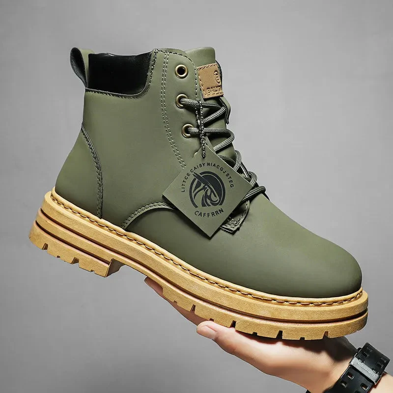 Bottes de randonnée robustes homme style urbain et aventure - Image 24