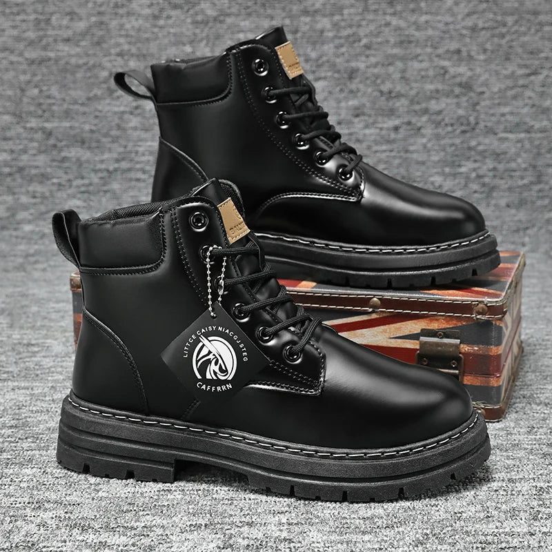 Bottes de randonnée robustes homme style urbain et aventure - Image 26