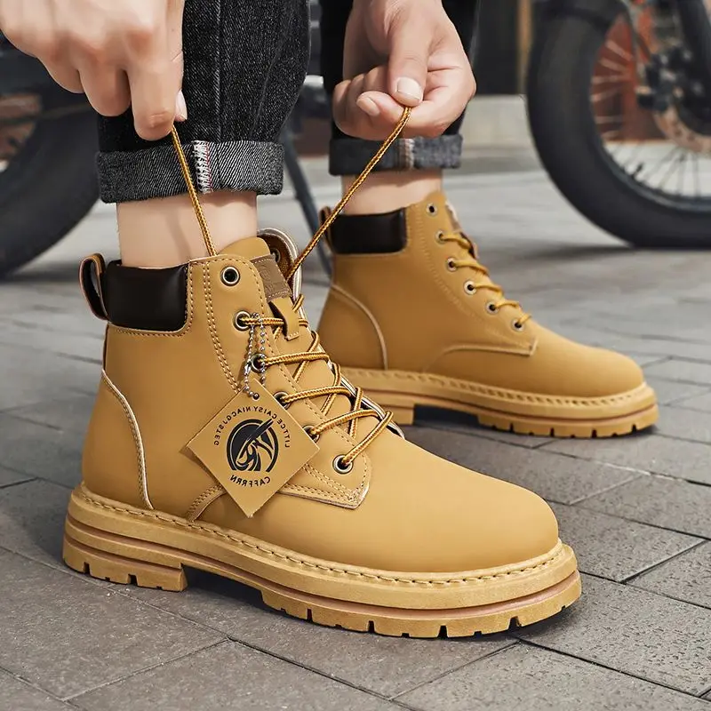 Bottes de randonnée robustes homme style urbain et aventure - Image 4