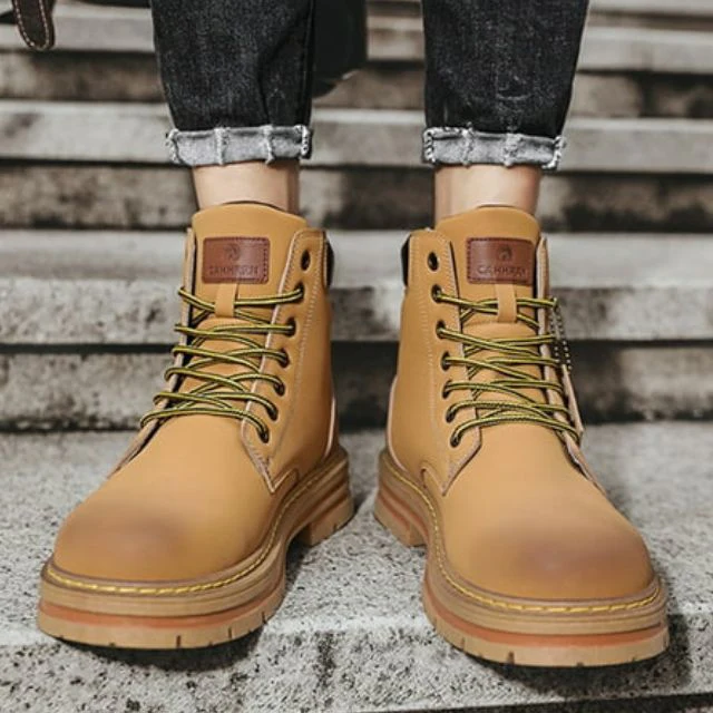 Bottes de randonnée robustes homme style urbain et aventure - Image 5