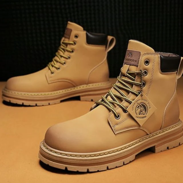 Bottes de randonnée robustes homme style urbain et aventure - Image 8
