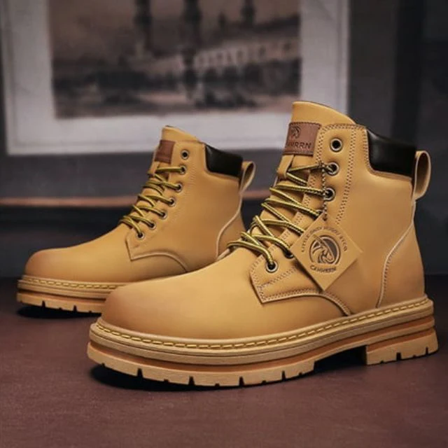 Bottes de randonnée robustes homme style urbain et aventure - Image 9