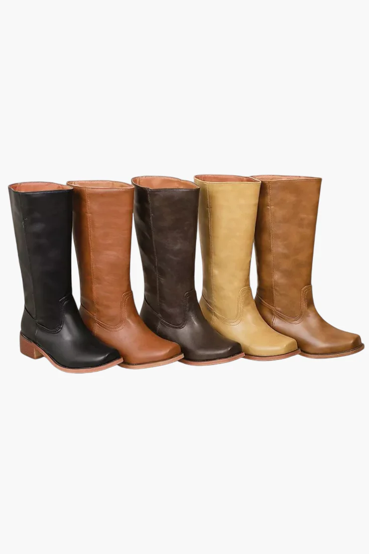 Bottes hautes classiques modernes pour femme – Style urbain polyvalent - Image 15
