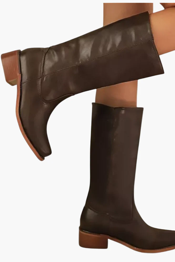 Bottes hautes classiques modernes pour femme – Style urbain polyvalent - Image 9