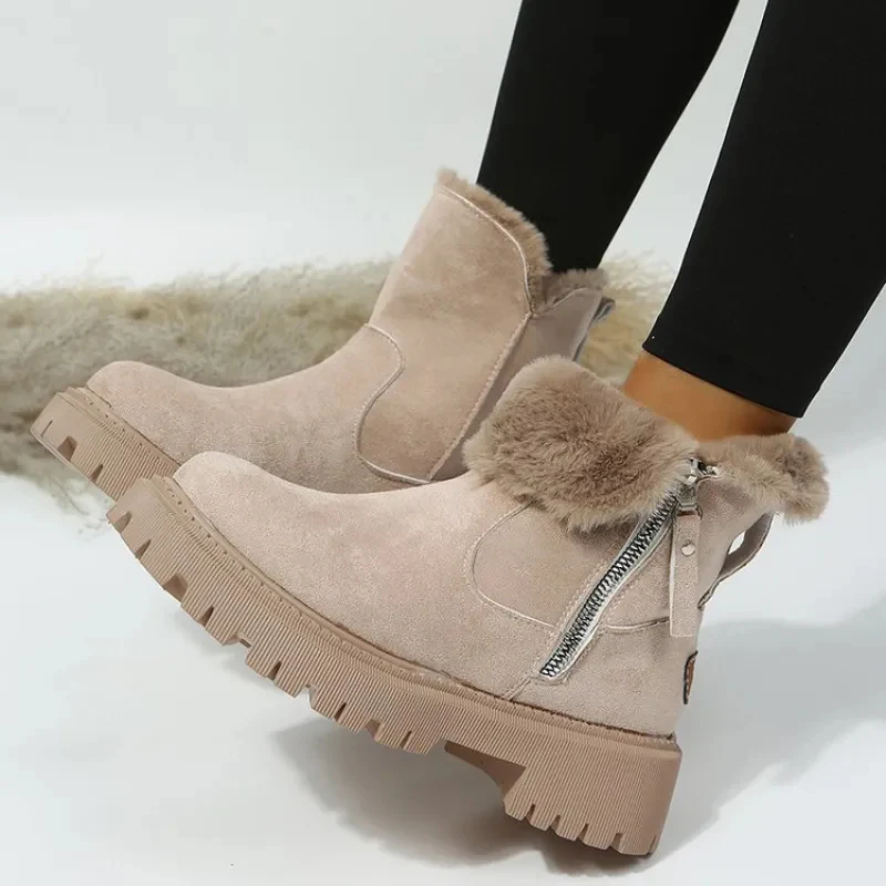 Bottes d'hiver femme stylées confortables pour la marche et le quotidien - Image 3