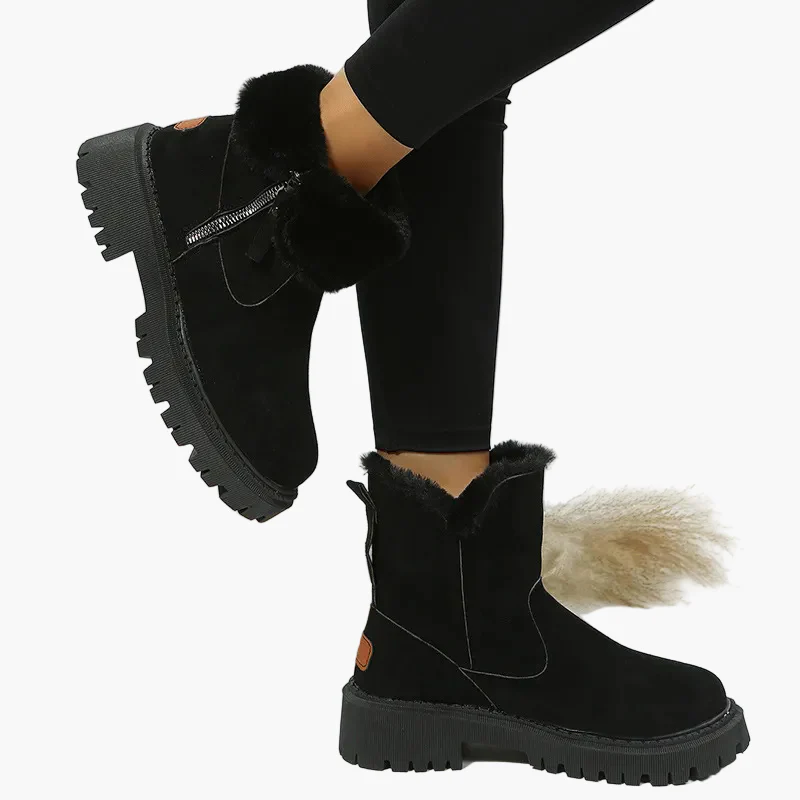 Bottes d'hiver femme stylées confortables pour la marche et le quotidien - Image 5