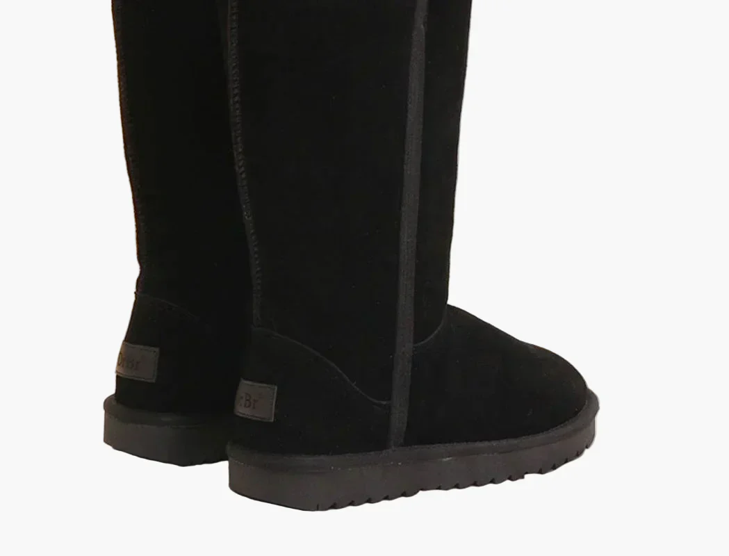 Bottes d'hiver hautes pour femme style décontracté urbain - Image 5