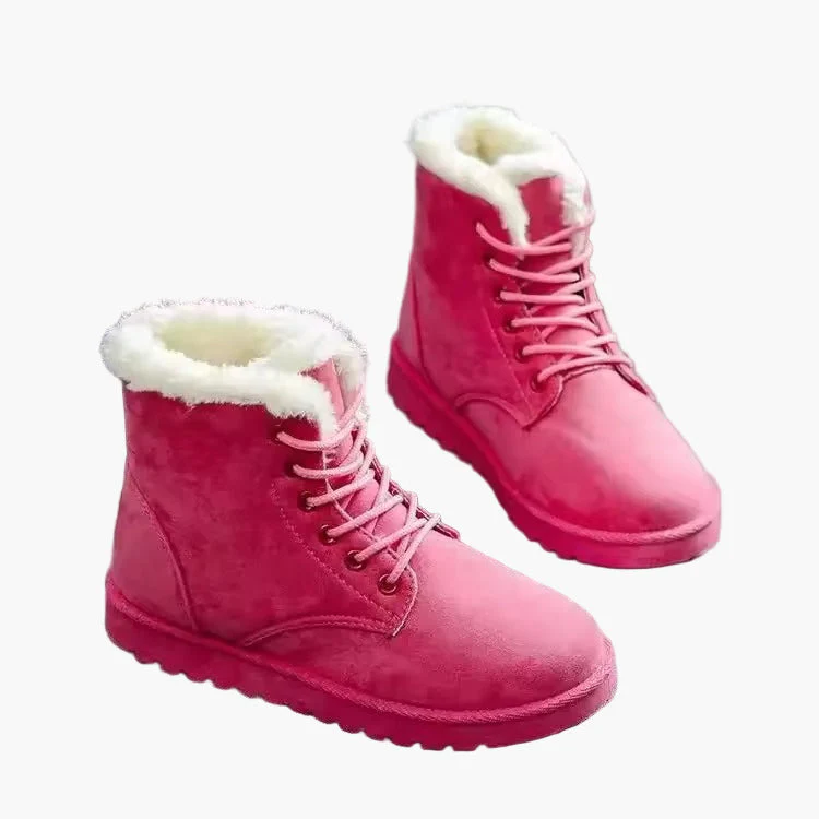 Bottes d'hiver montantes pour femme style décontracté chaud - Image 9