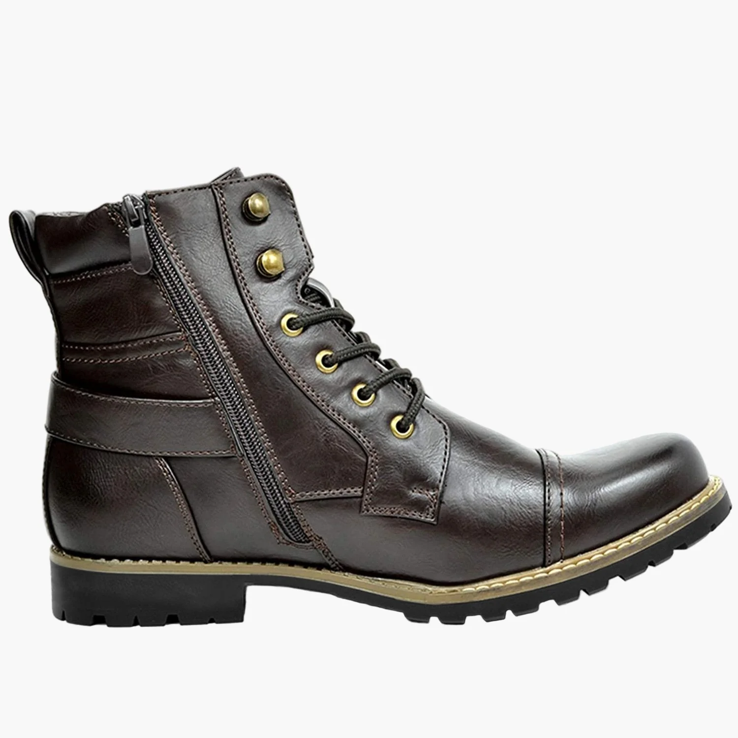 Bottes de moto homme style urbain élégantes pour motard – Bottines montantes polyvalentes - Image 5
