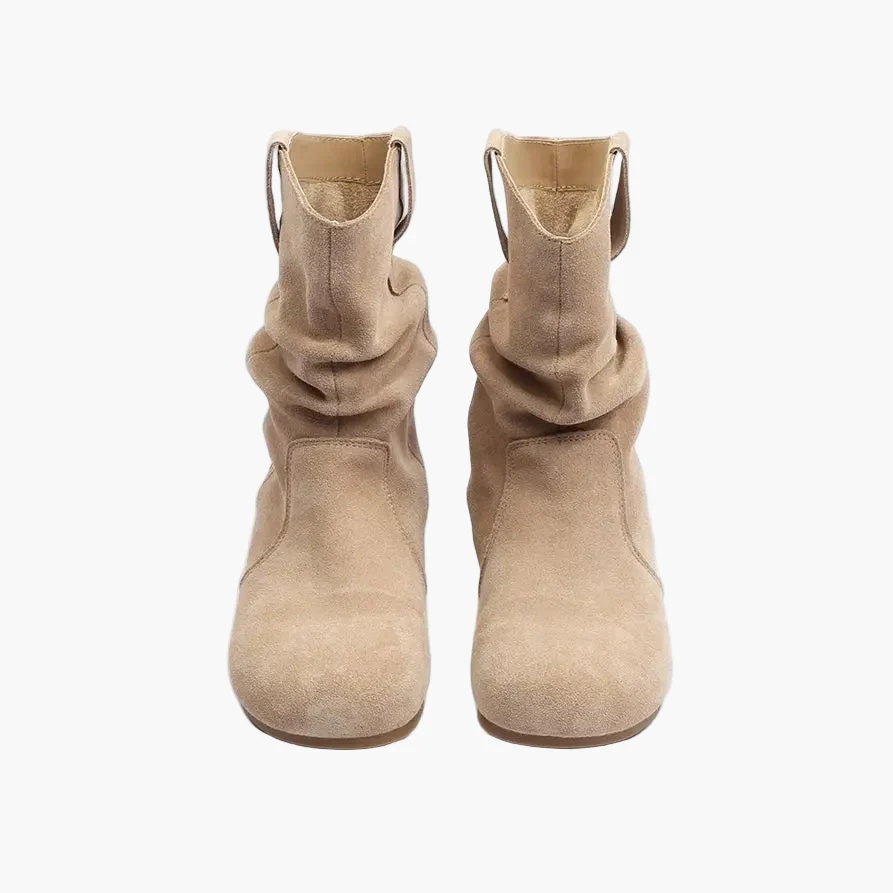 Bottes plates femme style décontracté pour automne et hiver - Image 9