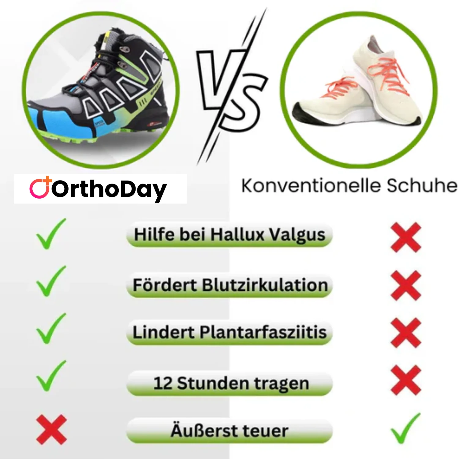 Bottes de randonnée orthopédiques homme style sport pour confort et soutien quotidien - Image 2