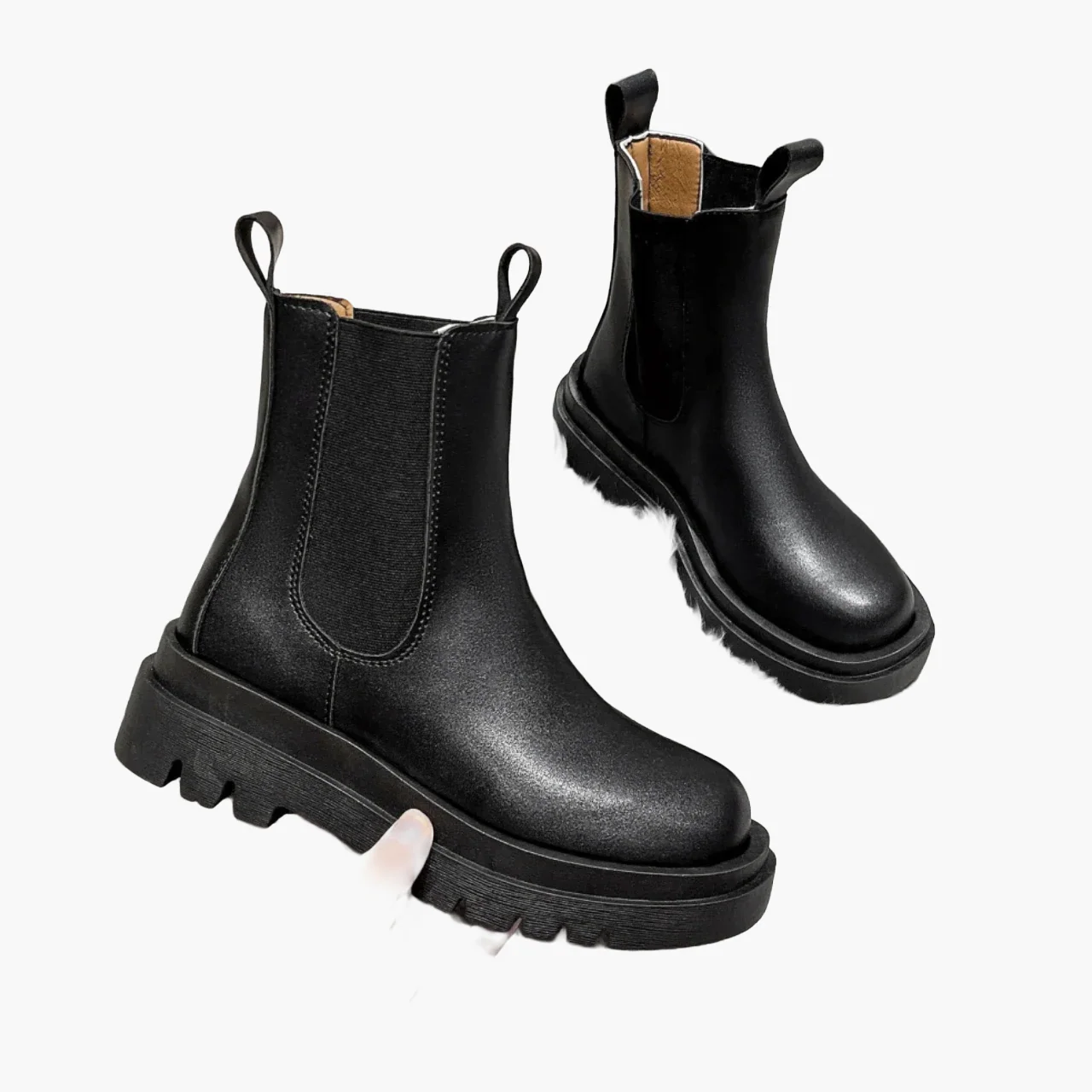 Bottines Chelsea à semelle épaisse pour femme, style urbain et tendance - Image 6