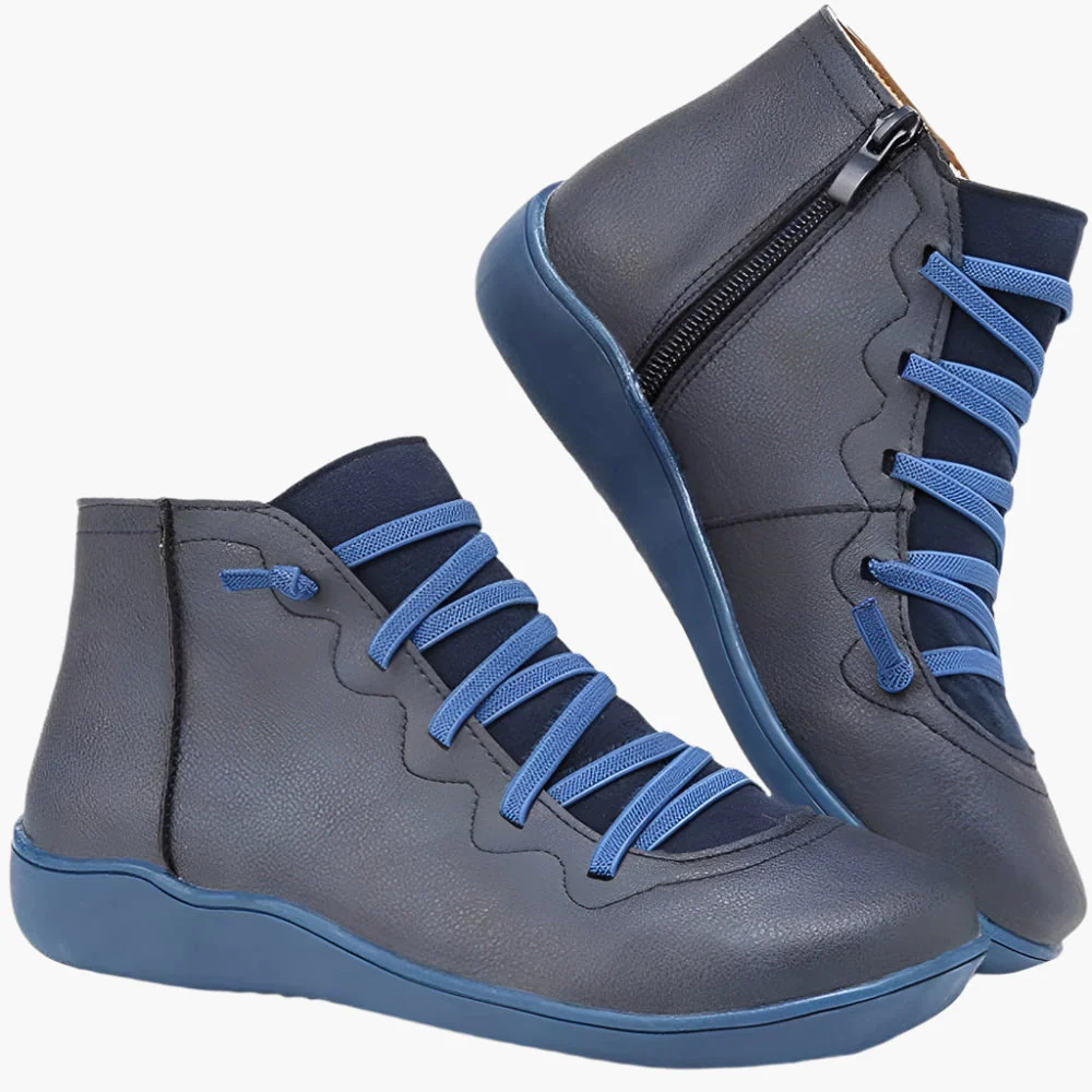 Bottines femme confort style décontracté – Chaussures montantes idéales pour la marche et la saison automne-hiver - Image 10