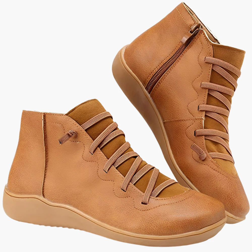 Bottines femme confort style décontracté – Chaussures montantes idéales pour la marche et la saison automne-hiver - Image 6