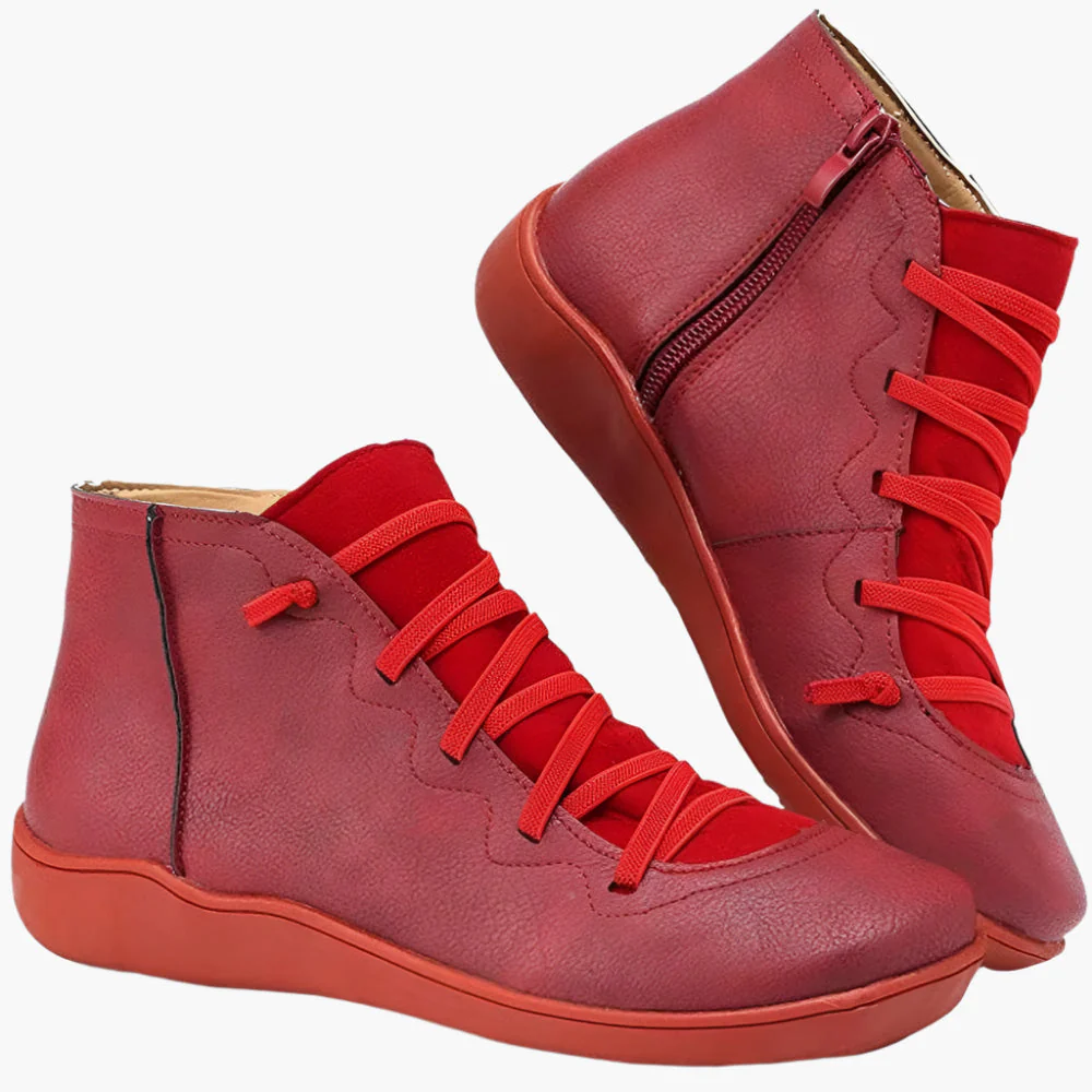 Bottines femme confort style décontracté – Chaussures montantes idéales pour la marche et la saison automne-hiver - Image 7