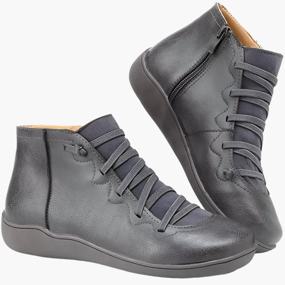 Bottines femme confort style décontracté – Chaussures montantes idéales pour la marche et la saison automne-hiver - Image 9