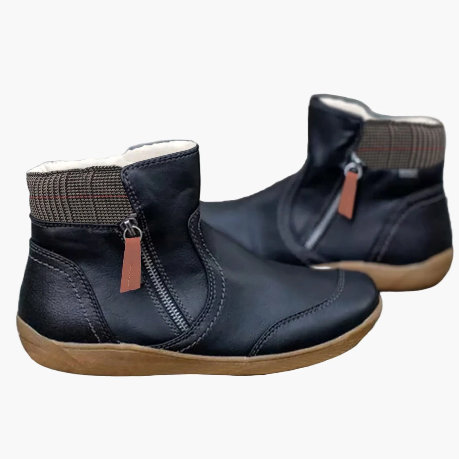 Bottines orthopédiques femme à fermeture éclair – Style moderne et confort quotidien - Image 2