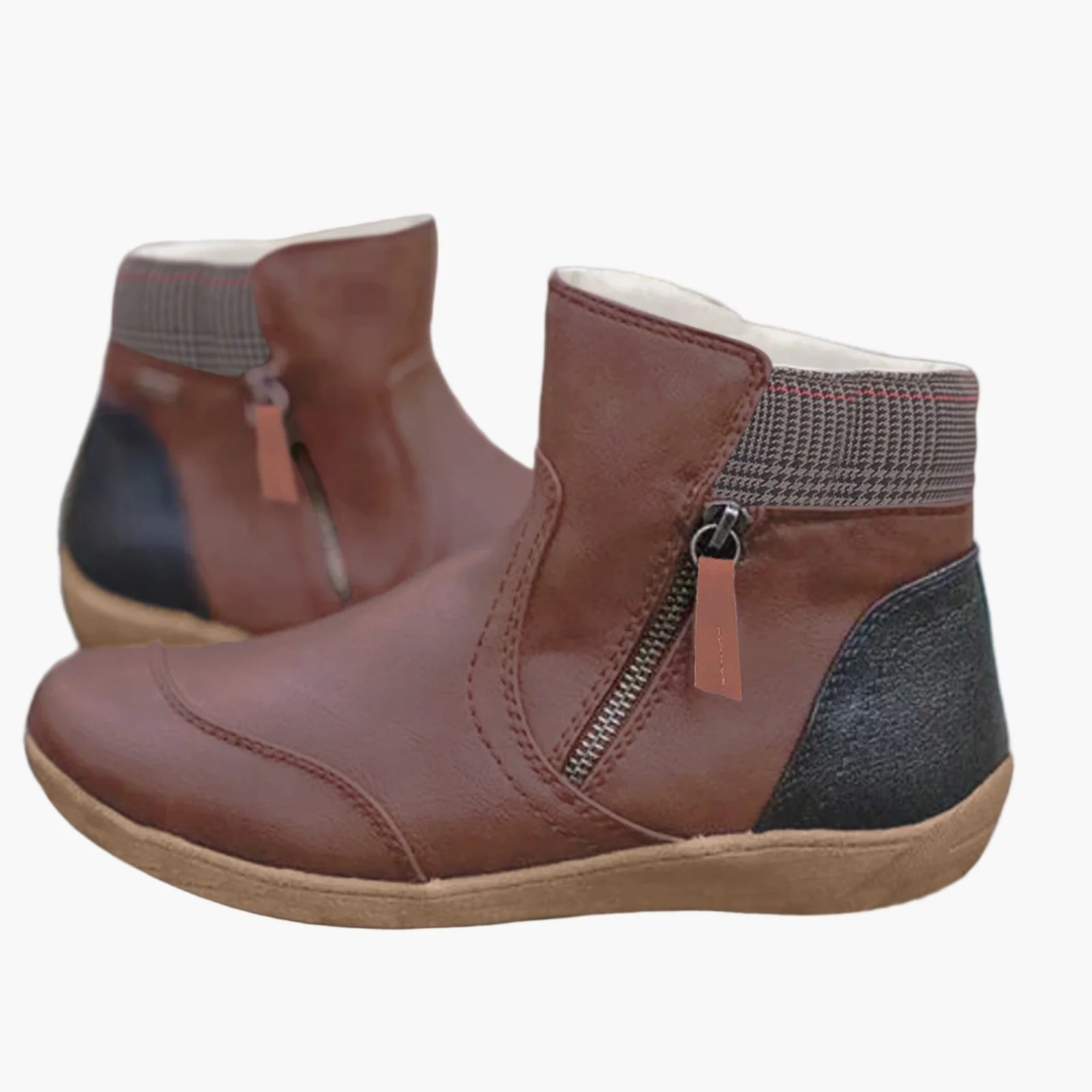 Bottines orthopédiques femme à fermeture éclair – Style moderne et confort quotidien - Image 3
