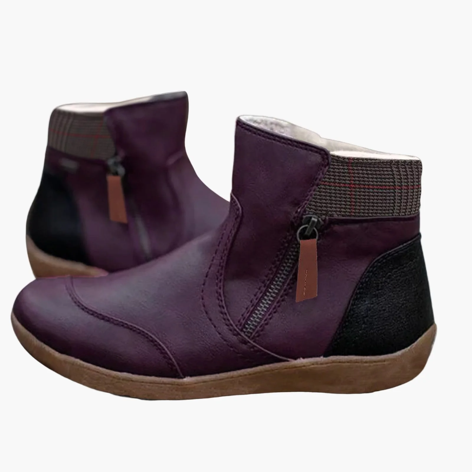Bottines orthopédiques femme à fermeture éclair – Style moderne et confort quotidien - Image 4