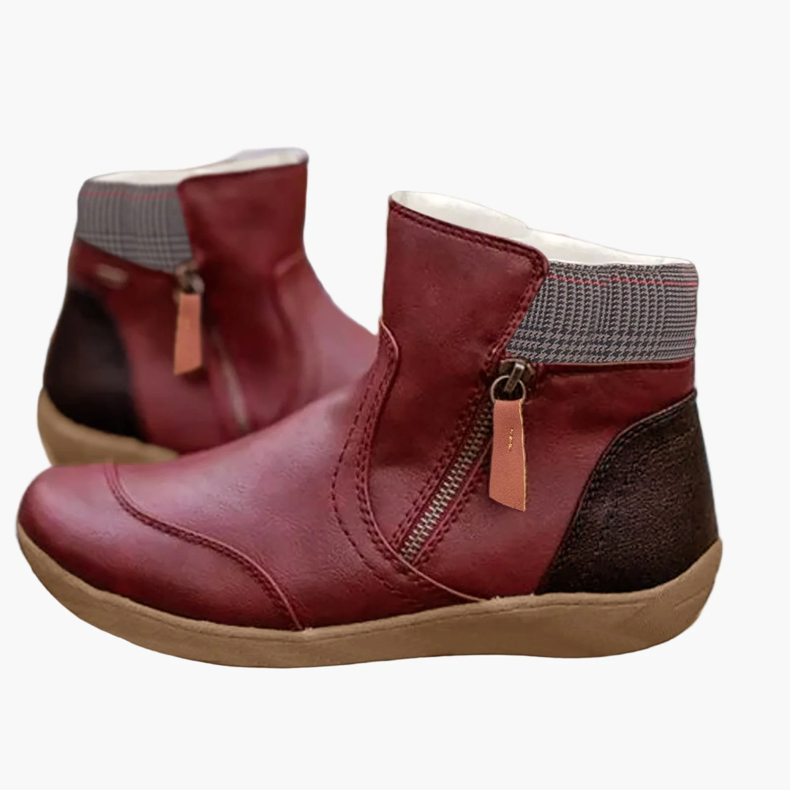 Bottines orthopédiques femme à fermeture éclair – Style moderne et confort quotidien - Image 5