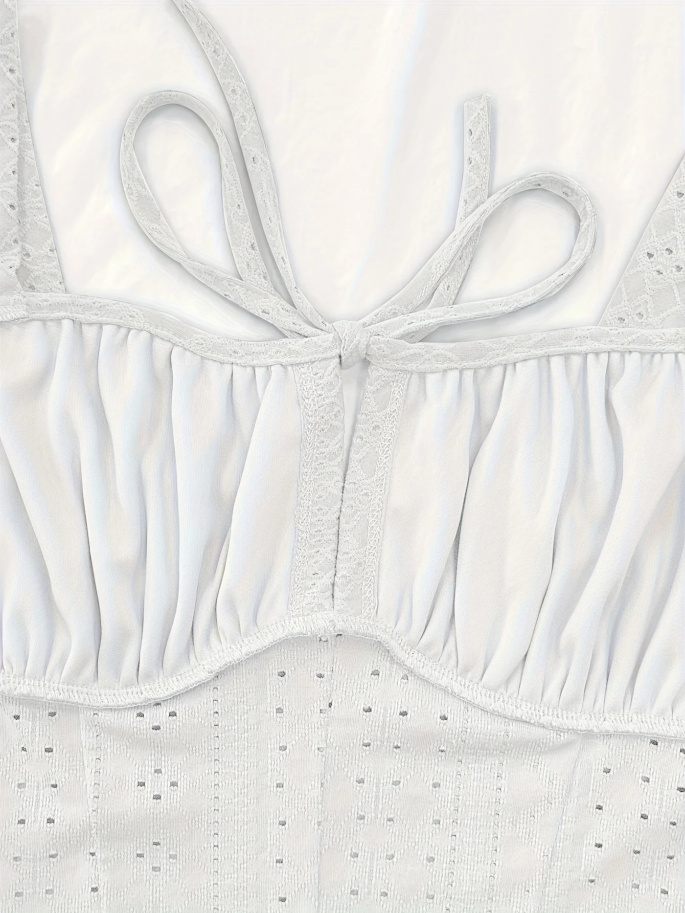Bustier féminin style corset brodé chic pour printemps et été - Image 7