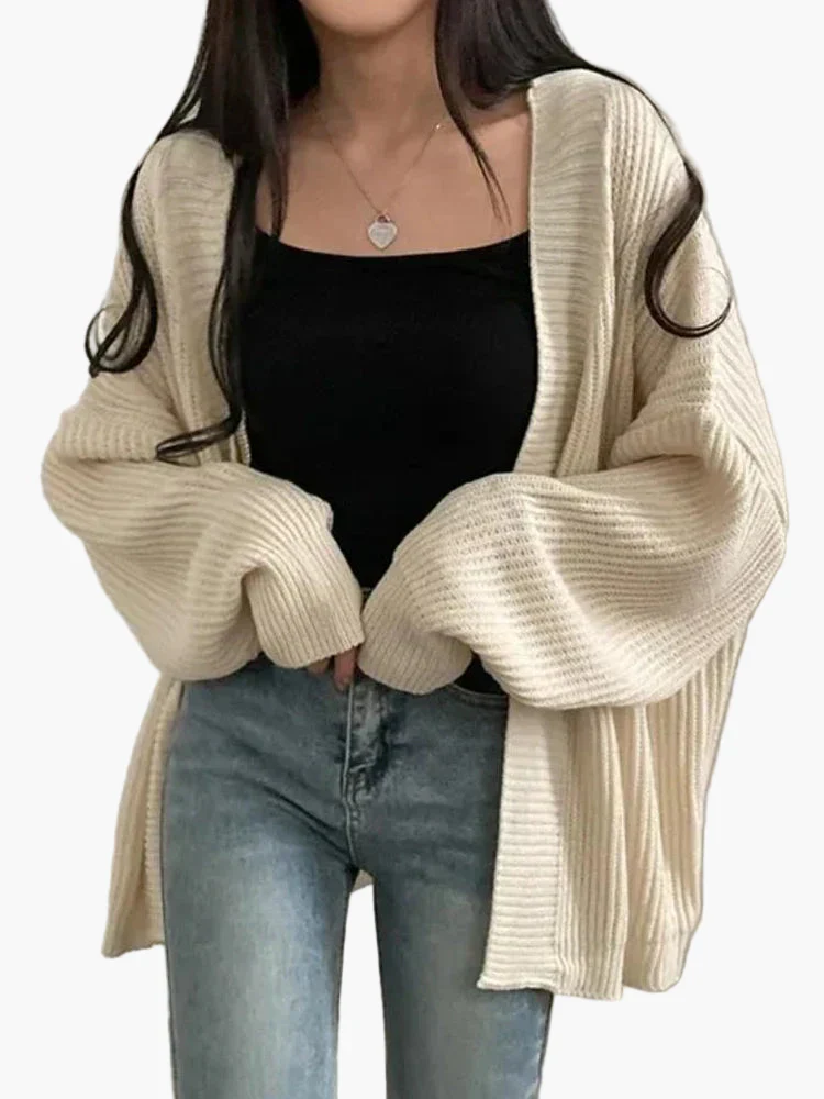 Cardigan ample décontracté pour femme, style quotidien tendance - Image 3