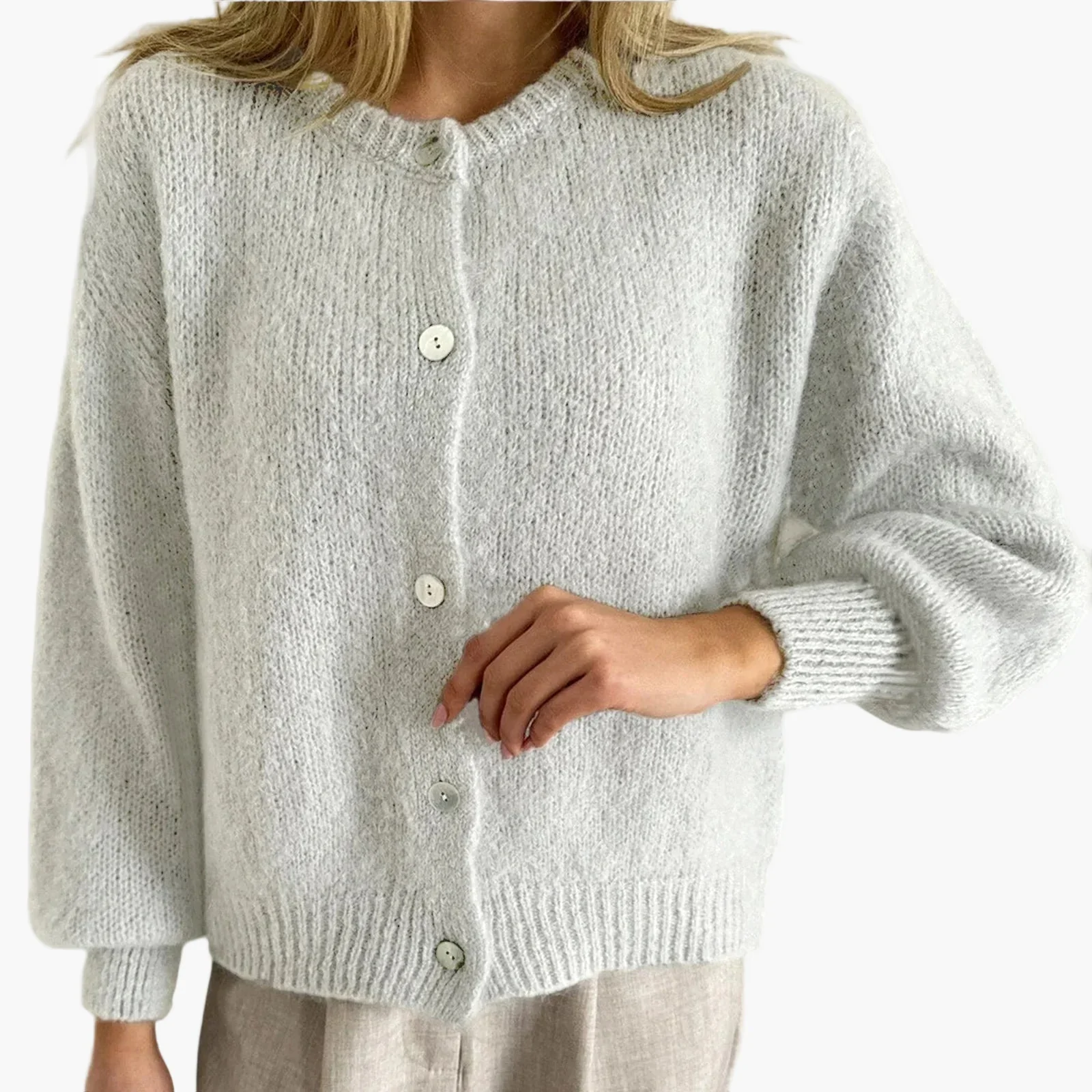 Cardigan ample décontracté pour femme – Style urbain chic et confortable - Image 2