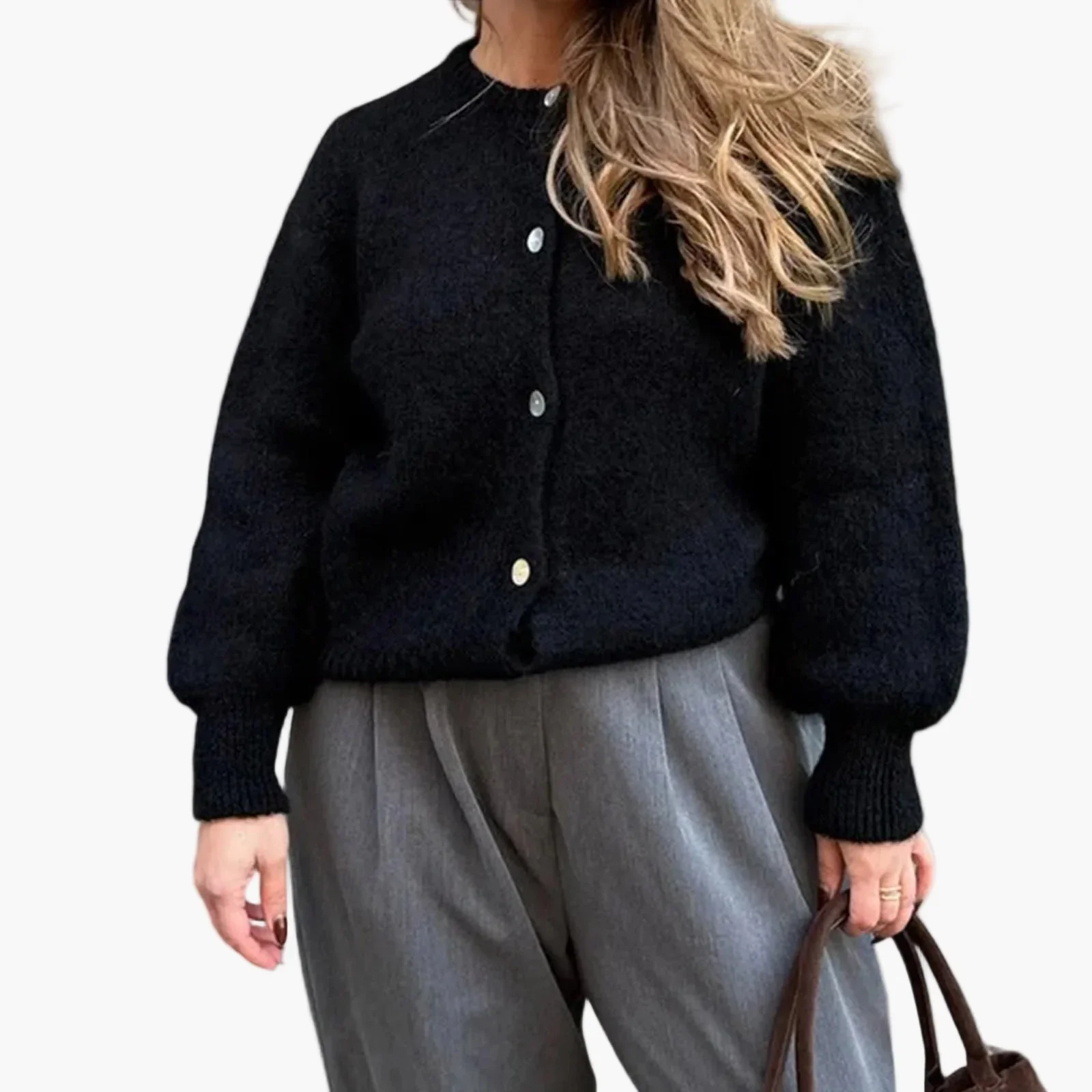 Cardigan ample décontracté pour femme – Style urbain chic et confortable - Image 6