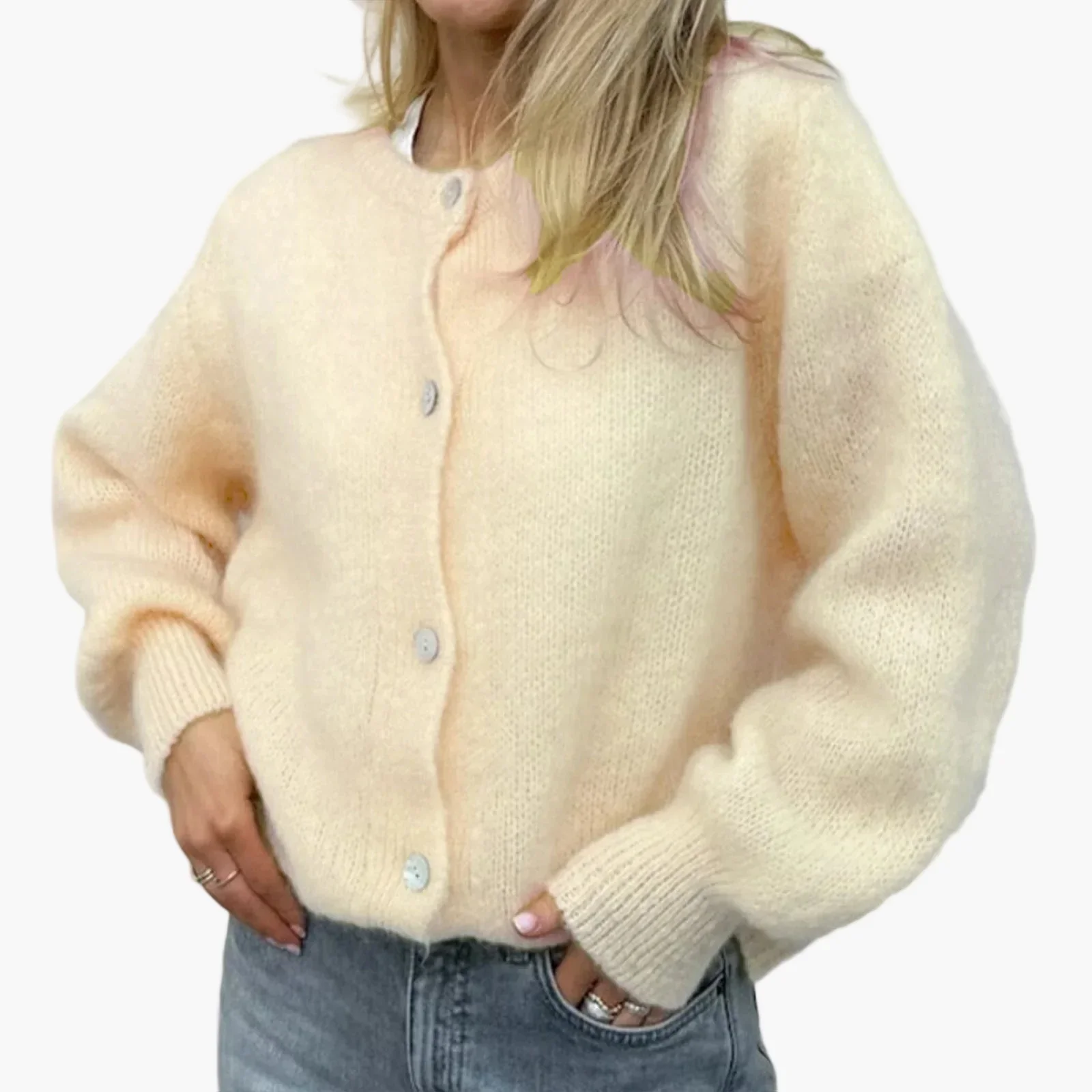 Cardigan ample décontracté pour femme – Style urbain chic et confortable - Image 7