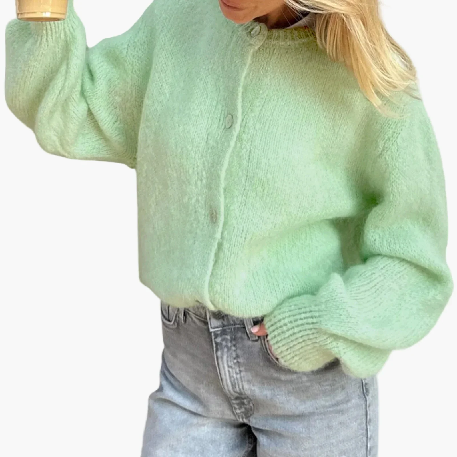 Cardigan ample décontracté pour femme – Style urbain chic et confortable - Image 8