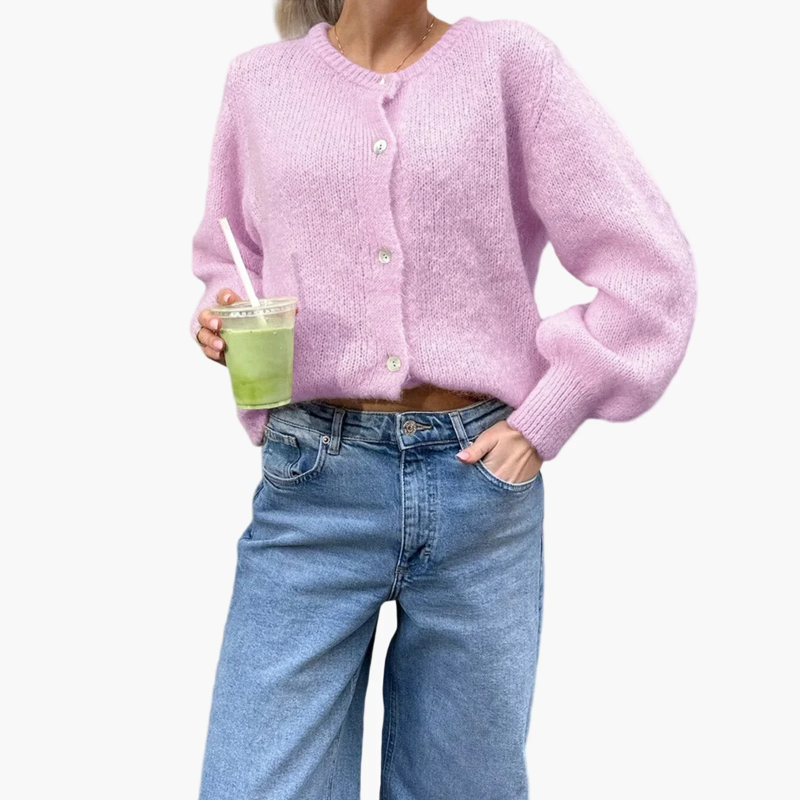 Cardigan ample décontracté pour femme – Style urbain chic et confortable - Image 9