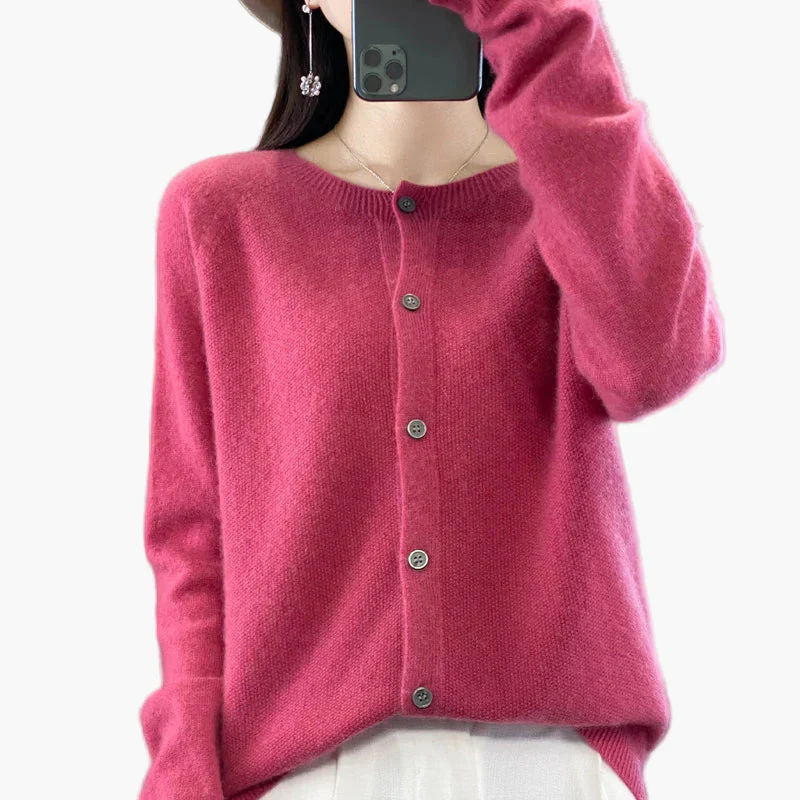 Cardigan élégant femme style décontracté parfait pour l'automne et l'hiver - Image 12
