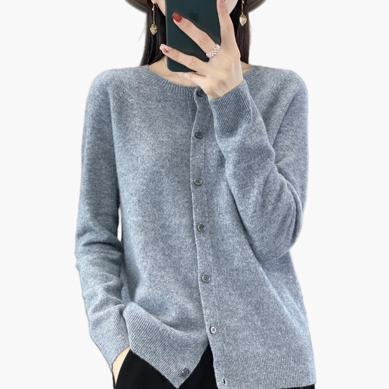 Cardigan élégant femme style décontracté parfait pour l'automne et l'hiver - Image 13