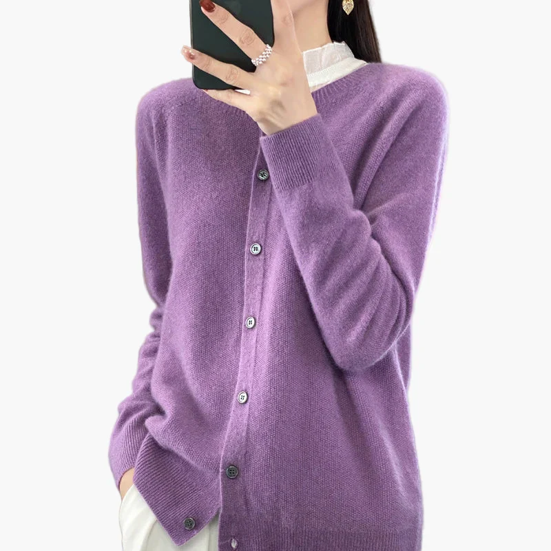 Cardigan élégant femme style décontracté parfait pour l'automne et l'hiver - Image 14