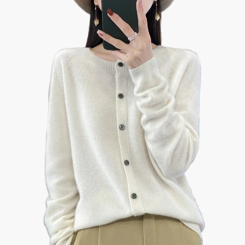 Cardigan élégant femme style décontracté parfait pour l'automne et l'hiver - Image 7