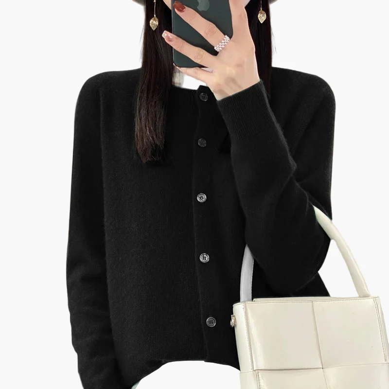 Cardigan élégant femme style décontracté parfait pour l'automne et l'hiver - Image 8