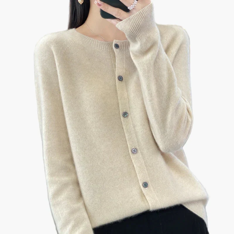 Cardigan élégant femme style décontracté parfait pour l'automne et l'hiver - Image 9