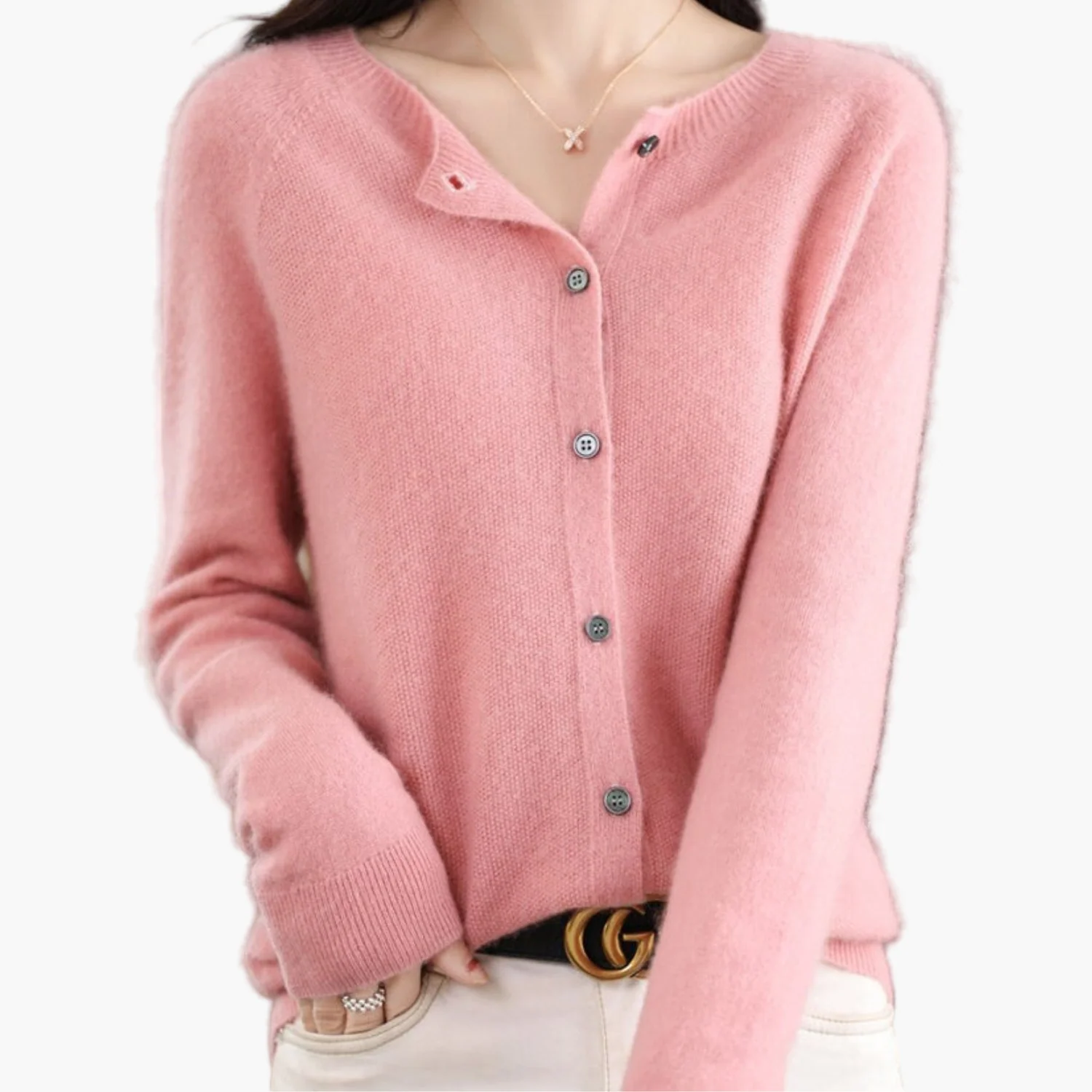 Cardigan Femme Élégant Coupe Classique Polyvalent pour Usage Quotidien et Bureau - Image 10