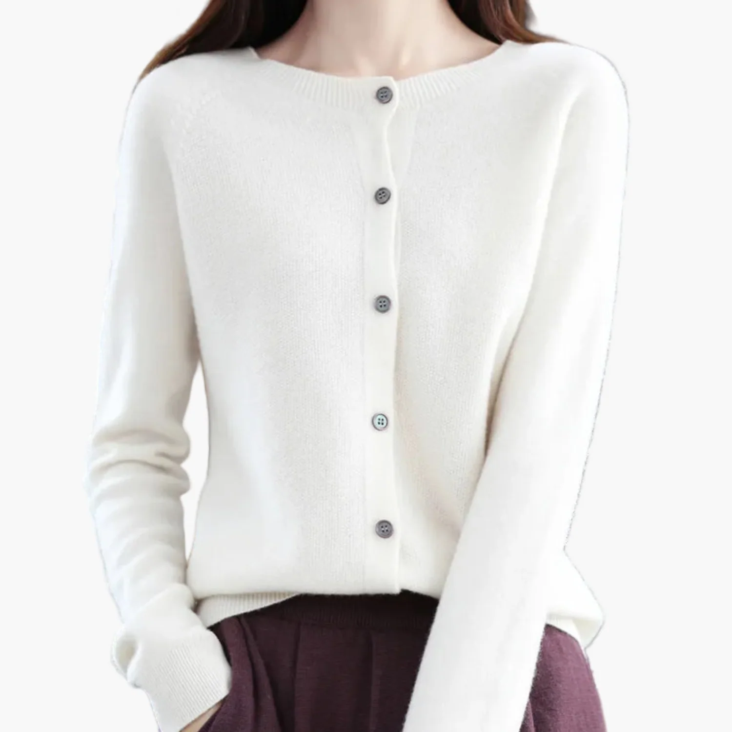 Cardigan Femme Élégant Coupe Classique Polyvalent pour Usage Quotidien et Bureau - Image 13