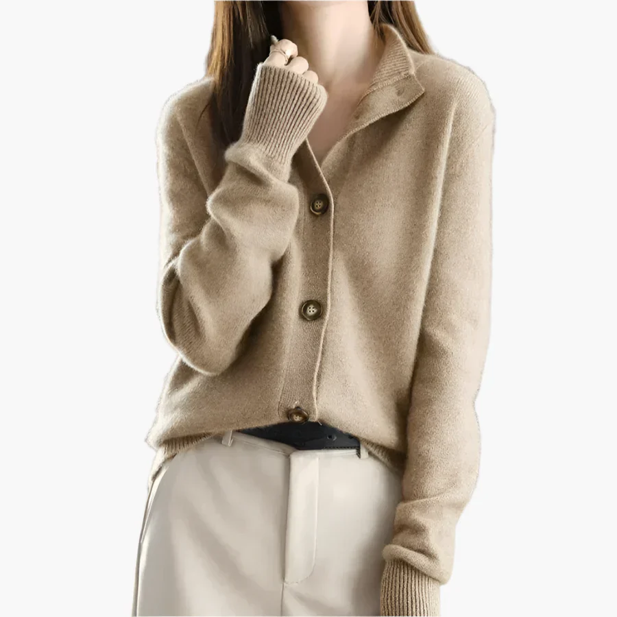 Cardigan Femme Élégant et Douillet Style Décontracté pour Automne et Hiver - Image 3